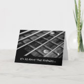 Het gaat allemaal om die verjaardag... baskaart kaart (Voorkant)