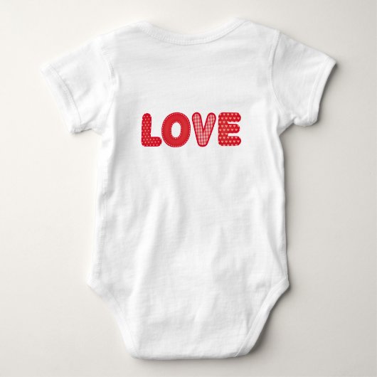 Het gaat allemaal om liefde romper (Achterkant)