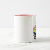 Het gaat allemaal om Sarah! Tweekleurige Koffiemok (Center)