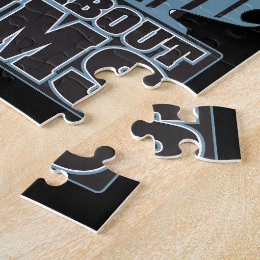 Het gaat allemaal over Drums Jigzaag Puzzle Legpuzzel (Zijkant)