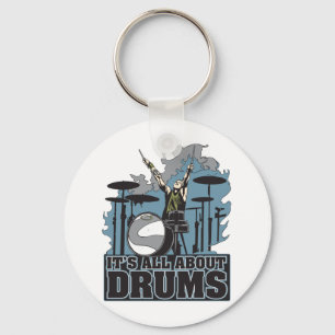Het gaat allemaal over Drums Sleutelhanger