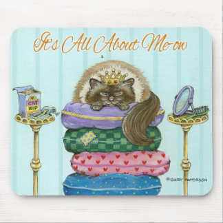 Het gaat allemaal over mij. muismat
