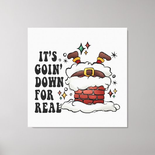 het gaat echt gebeuren canvas afdruk (Voorkant)