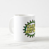 Het Gaat Erom Het Rechte Te Doen Koffiemok (Voorkant links)
