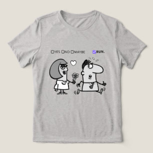Het gaat fout: Grappig Cartoon ontwerp Tri-Blend Shirt