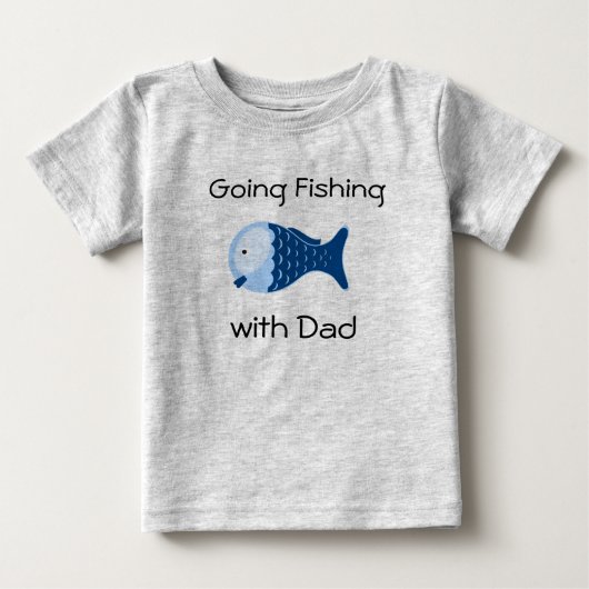 Het gaat Gevist met papa Toddlers Shirt (Voorkant)