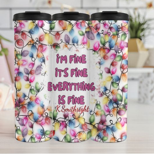 Het gaat goed, alles is goed thermosbeker