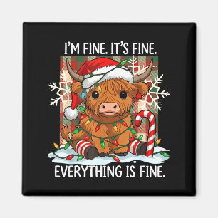 Het gaat goed Het is goed Alles is goed Kerstmis H Magneet