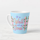 Het gaat goed latte mok (Linkerhoek)