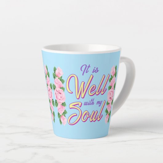 Het gaat goed latte mok (Rechterhoek)