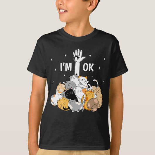 Het gaat goed met Funny Cats Lover T-shirt (Voorkant)