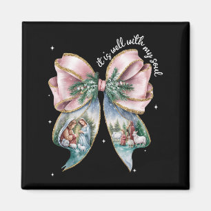 Het gaat goed met mijn Soul Bow kerststal Baby Je Magneet
