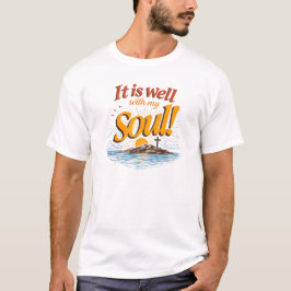 Het Gaat Goed Met Mijn Ziel Christelijk Zonsonderg T-shirt