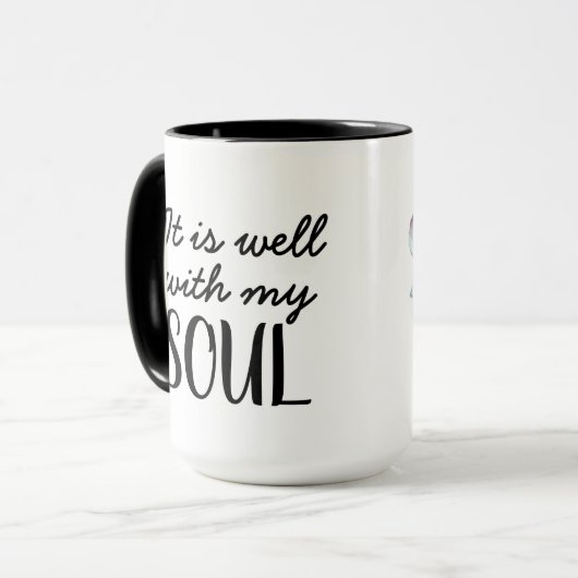 Het gaat goed met mijn ziel en Dahlia Mok (Voorkant links)