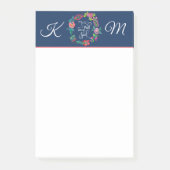 Het gaat goed met mijn ziel monogram post-it notit post-it® notes (Voorkant)