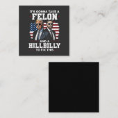 Het gaat misdadiger en hillbilly Trump Vance nemen Notitiekaartje (Voorkant / Achterkant)