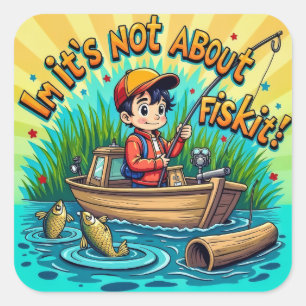 Het gaat niet alleen om de vangst vierkante sticker