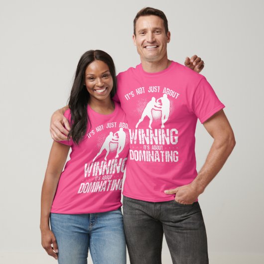 Het gaat niet alleen om winnen, het gaat om domine t-shirt (Unisex)