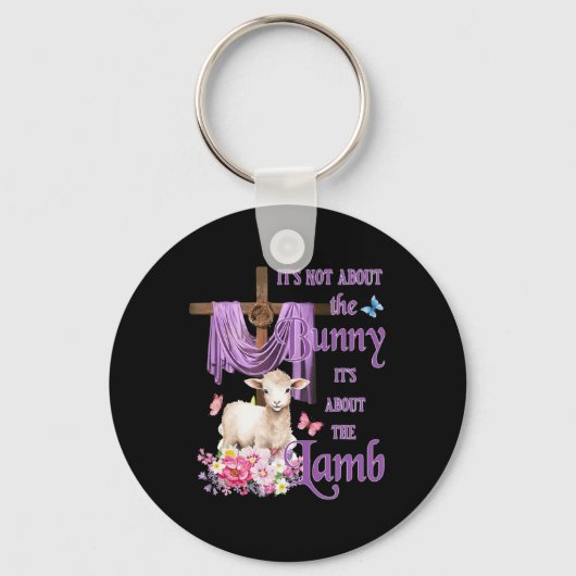 Het gaat niet om de bunny maar om de Lamb Cute. Sleutelhanger (Voorkant)