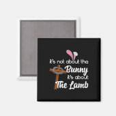 Het gaat niet om de Bunny maar om de Lamb Easte Magneet (Voorkant / Achterkant)