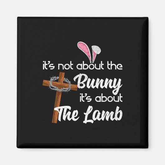 Het gaat niet om de Bunny maar om de Lamb Easte Magneet (Voorkant)