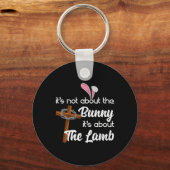 Het gaat niet om de Bunny maar om de Lamb Easte Sleutelhanger (Voorkant)