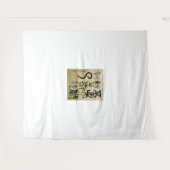 Het gaat niet om goed doen, gewoon doen. wandkleed (Voorkant (horizontaal))