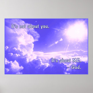 Het gaat niet om je POSTER. Poster