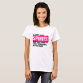 Het gaat niet over sport t-shirt (Voorkant volledig)