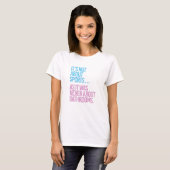 Het gaat niet over sport t-shirt (Voorkant volledig)
