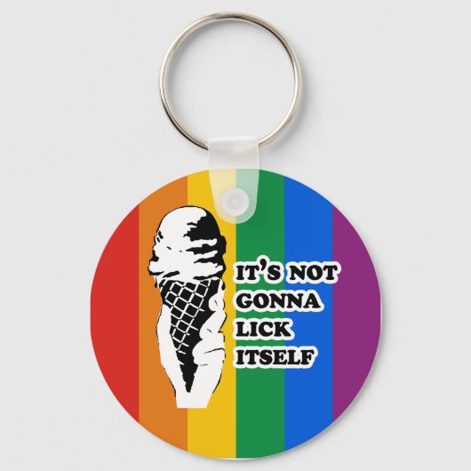 HET GAAT NIET ZELF LIKKEN SLEUTELHANGER (Voorkant)