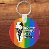 HET GAAT NIET ZELF LIKKEN SLEUTELHANGER (Voorkant)