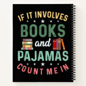 HET GAAT OM BOEKEN & PYJAMA'S TEL ME IN Grappig Le (Achterkant)