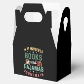 HET GAAT OM BOEKEN & PYJAMA'S TEL ME IN Grappig Le Bedankdoosjes (Geopend)