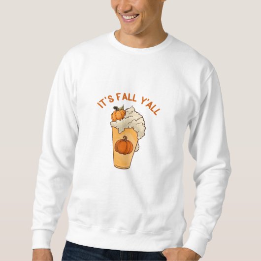 Het gaat om de Herfst Y’all Classic Retro Trui (Voorkant)