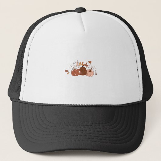 Het gaat om de Herfst Y’all Retro Classic Trucker Pet (Voorkant)