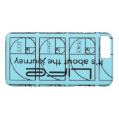 Het gaat om de reis Case-Mate iPhone case (Achterkant (Horizontaal))