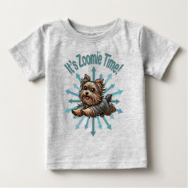Het gaat om de Zoomie Time Yorkshire Terrier