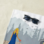 HET GAAT OM DEZE ÉÉN - KIES Beach Towel Strandlaken (In situ)