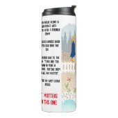 HET GAAT OM DEZE ÉÉN - KOOI thermische tumbler Thermosbeker (Gedraaid links)