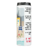 HET GAAT OM DEZE ÉÉN - KOOI thermische tumbler Thermosbeker (Achterkant)