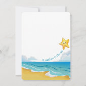 Het gaat om dit ene verhaal over zeesterren. (Achterkant)