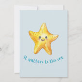 Het gaat om dit verhaal, Starfish Story. Aankondiging (Voorkant)