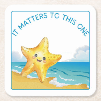 Het gaat om dit verhaal, Starfish Story. Kartonnen Onderzetters