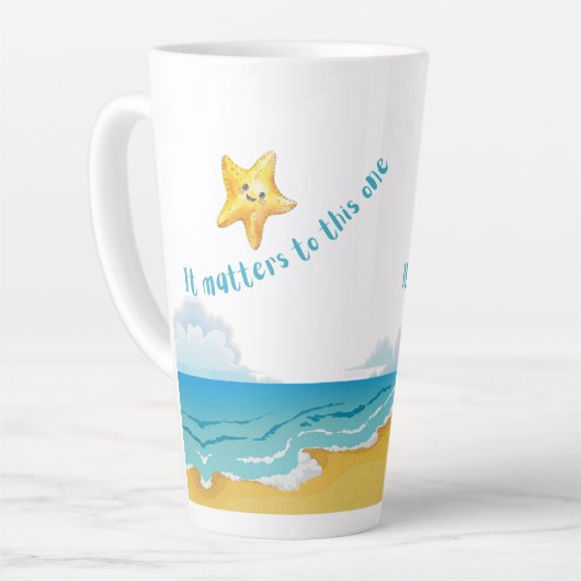 Het gaat om dit verhaal, Starfish Story. Latte Mok (Linkerhoek)