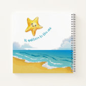 Het gaat om dit verhaal, Starfish Story. Notitieboek (Achterkant)