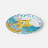 Het gaat om dit verhaal, Starfish Story. Papieren Bordje (Gekanteld)