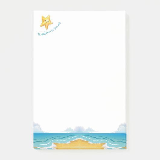Het gaat om dit verhaal, Starfish Story. Post-it® Notes (Voorkant)