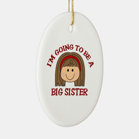 HET GAAT OM EEN GROTE SISTER. KERAMISCH ORNAMENT (Rechts)
