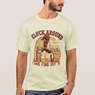 Het gaat om het Funny Country Chicken Shirt. T-shirt